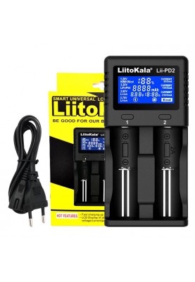 Зарядний пристрій LiitoKala Lii-PD2, 2x(LiOn/LiFePO4/NiMH/NiCd), display