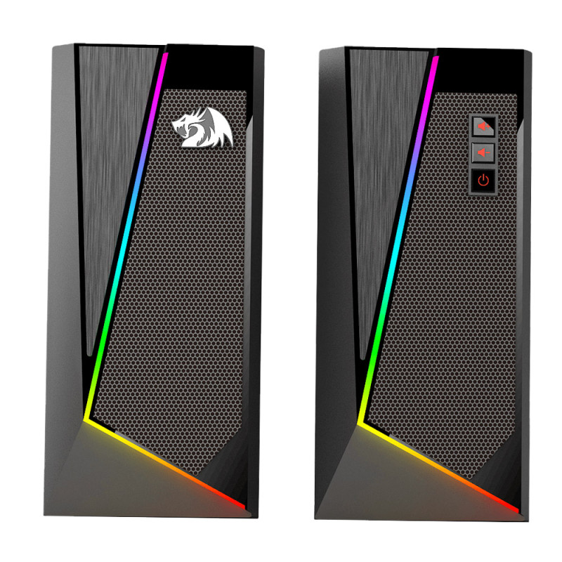 Акустична система  2.0 Redragon Anvil GS520, 6Вт (RMS) USB, 3.5мм чорна