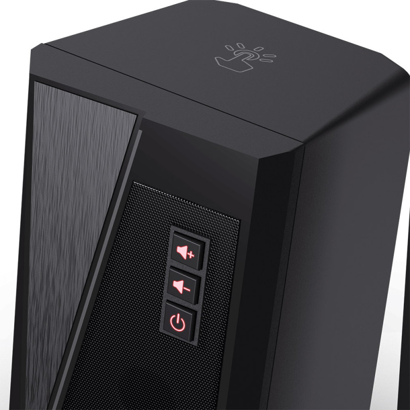 Акустична система  2.0 Redragon Anvil GS520, 6Вт (RMS) USB, 3.5мм чорна