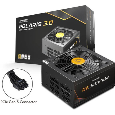 БЖ 850W Chieftec POLARIS 3.0 PPS-850FC-A3, 135 mm, 80+ GOLD, Cable management, retail БЖ 850W Chieftec POLARIS 3.0 PPS-850FC-A3, 135 mm, 80+ GOLD, Cable management, retail