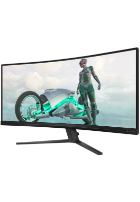 TFT 34" Philips 34M2C3500L, VA, вигнутий, WQHD, 180Hz, 0,5 ms, 2xHDMI, DP, сірий