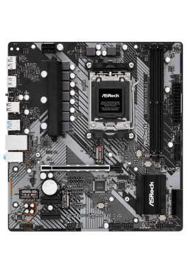 ASRock B650M-H/M.2+ (AM5/B650, 2*DDR5, PCIex16, DP/HDMI, 4xSATAІІІ, 2xM.2, GLan, 7.1ch, mATX)