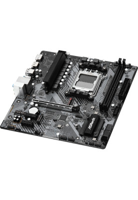 ASRock B650M-H/M.2+ (AM5/B650, 2*DDR5, PCIex16, DP/HDMI, 4xSATAІІІ, 2xM.2, GLan, 7.1ch, mATX)