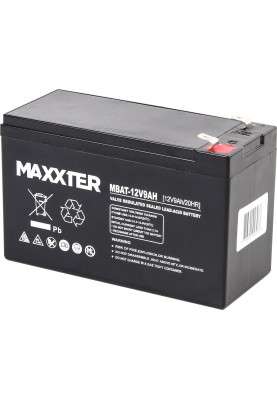 Акумуляторна батарея Maxxter MBAT-12V9AH, 12В 9.0 Ач