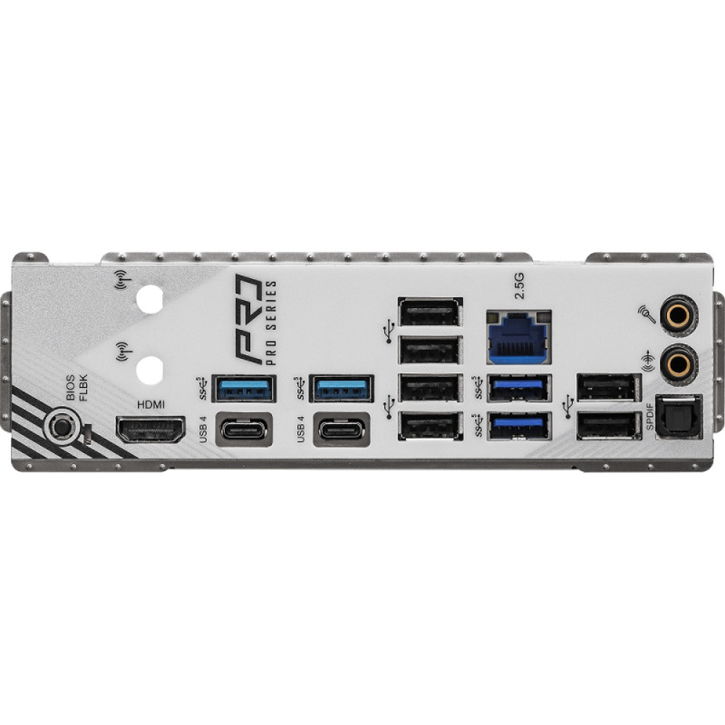 ASRock X870 PRO RS (AM5/X870, 4*DDR5, 2xPCIex16, HDMI/USB4, 4xSATA, 3xM.2, 2.5GLan, ATX)