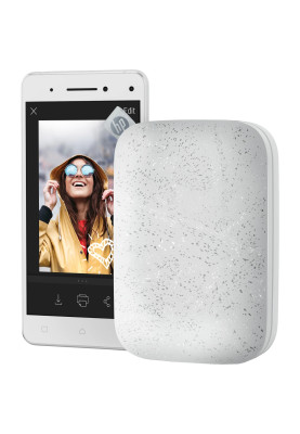 Фотодрукарка портативна HP Sprocket White (2"x3",313x400dpi,Zink, 64MB,Bluetooth, колір білий)