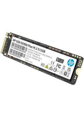 SSD 512Gb HP EX900 Plus M.2 2280 PCIe Gen3 x4 3D NAND, Retail