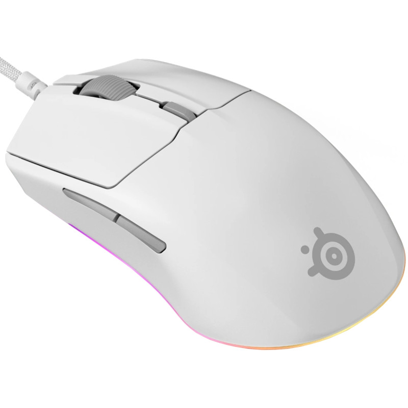 Мишка SteelSeries Rival 3 Gen 2, RGB, White