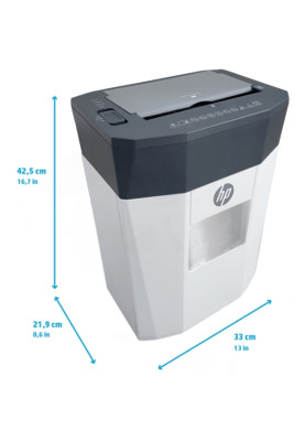 Знищувач документів HP OneShred Auto 80CC, A4, 80g х 16 листів, 4.3*12, 15 л