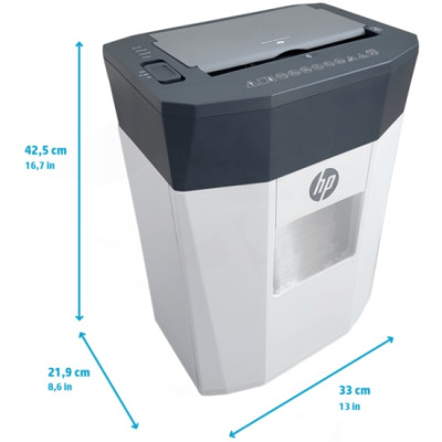 Знищувач документів HP OneShred Auto 80CC, A4, 80g х 8 листів, 4.3*12, 15 л., P-4 Знищувач документів HP OneShred Auto 80CC, A4, 80g х 8 листів, 4.3*12, 15 л., P-4