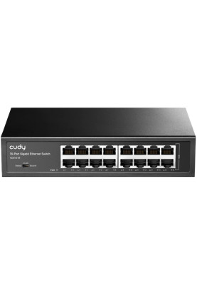 Комутатор Cudy GS1016, 16-Port Gigabit Metal Switch