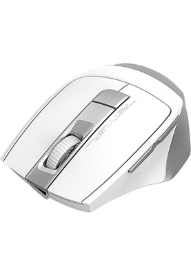 Мишка A4-Tech Fstyler FB35CS, бездротова, 6 кн., 2400 dpi, безшумна, BT+RF (Combo), біла