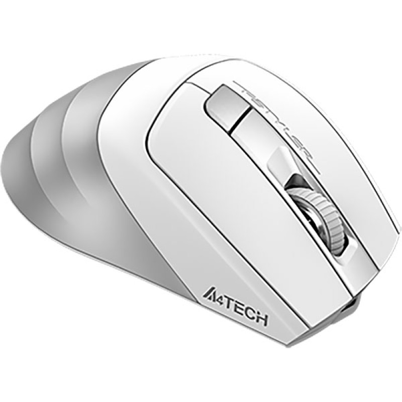 Мишка A4-Tech Fstyler FB35CS, бездротова, 6 кн., 2400 dpi, безшумна, BT+RF (Combo), біла