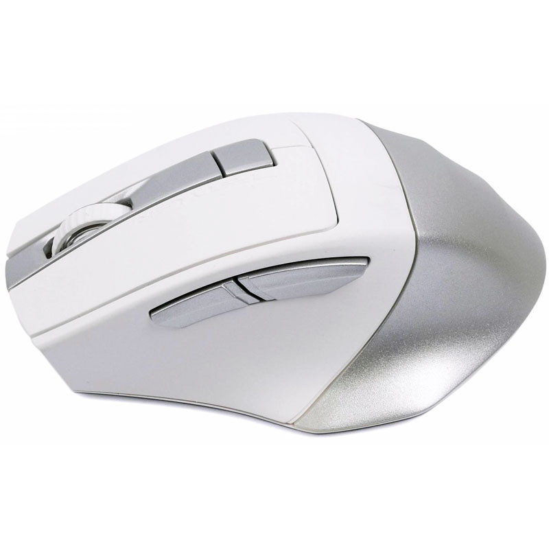 Мишка A4-Tech Fstyler FB35CS, бездротова, 6 кн., 2400 dpi, безшумна, BT+RF (Combo), біла