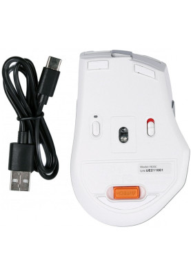 Мишка A4-Tech Fstyler FB35CS, бездротова, 6 кн., 2400 dpi, безшумна, BT+RF (Combo), біла