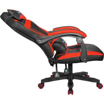 Крісло ігрове Defender Master поліуретан, 50мм, Клас 4, Black/Red