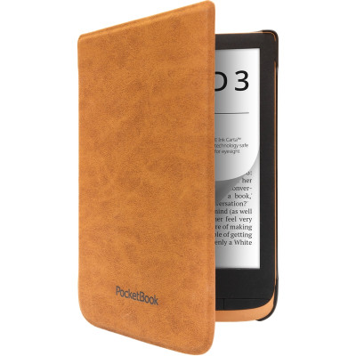 Обкладинка PocketBook 6", PB617/618/627/628/632, Shell cover, коричнева