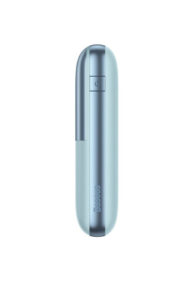 УМБ Baseus Bipow Pro 20000mAh 22.5W, 2хUSB-A QC3.0, In USB-C Li-pol, Display + Cable, blue