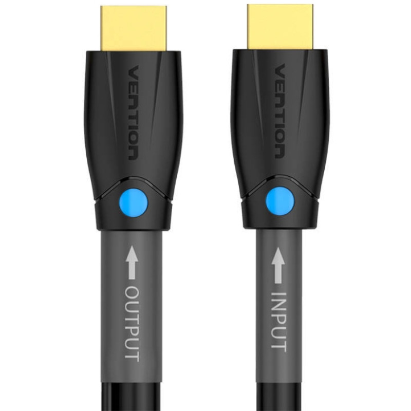 Кабель HDMI M - M,20.0 м, V2.0, Engineering 4K 18Gbps HD 7.1  PVC Black Vention