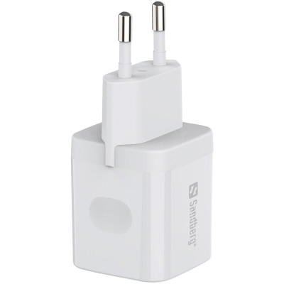 Зарядний пристрій USB-C PD QC 3.0 20Вт білий Sandberg