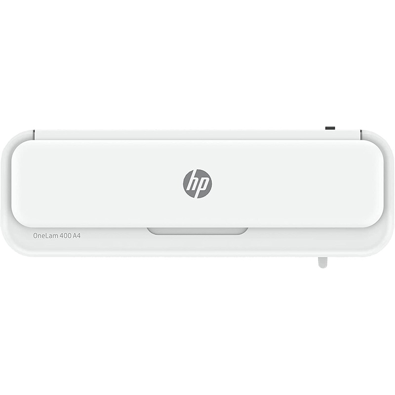 <p>Ламінатор <b>HP OneLam 400 A4</b> – це чудове рішення для гарячого і холодного ламінування в SоHо сегменті. Ламінуйте документи, візитні картки, дитячі малюнки, фотографії розміром до формату А4. Компактний розмір ламінатора дозволяє розмістити його у будь-якому зручному для вас місці. </p>
<p>Ламінатор <b>HP OneLam 400 A4</b> працює із плівками товщиною від 75/80 мкм до 125 мкм. Товщина документа разом із плівкою не повинна перевищувати 0,5 мм. Встановлюйте необхідний температурний режим в залежності від товщини плівки за допомогою зрозумілої функціональної кнопки. Ламінатор буде готовий до роботи із плівкою товщиною 80 мкм вже через 2-4 хвилини. Із швидкістю ламінування 400 мм/хв ви отримаєте готовий документ формату А4 за 45 секунд. </p> 
<p>Якщо ви випадково вклали плівку під кутом, це може призвести до її застрягання. Із цим допоможе впоратись важіль деблокування роликів ABS - просто натисніть на нього та акуратно витягніть плівку через вхідний лоток. </p>
<p>Пристрій автоматично переходить в режим очікування і зупиняє процес нагріву після 30 хв простою – не хвилюйтесь, якщо забули його вимкнути. </p>
<p>Ламінатор <b>HP OneLam 400 A4</b> укомплектовано лінійкою для різки та заокруглювачем кутів, для зберігання яких передбачено спеціальне відділення у нижній частині пристрою. Стартовий набір із 15 плівок різного формату також входить у комплект постачання – ви зможете почати ламінування відразу після розпакування ламінатора.</p>