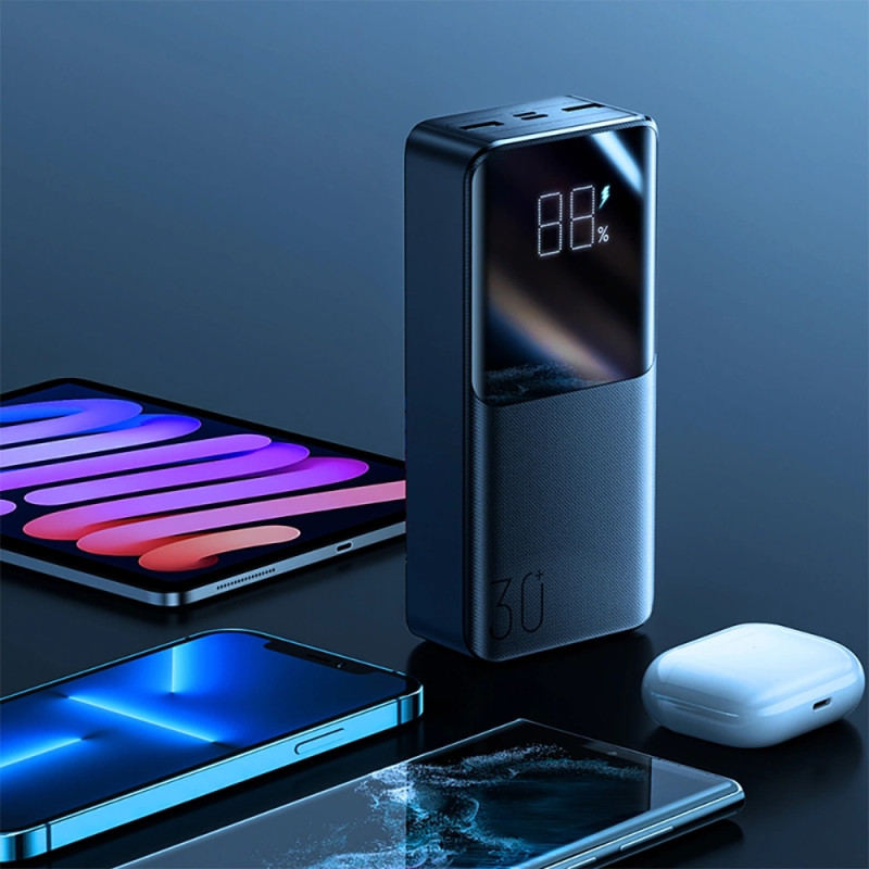 УМБ Joyroom 30000mAh 30W, 22.5W PD QC3.0 AFC black