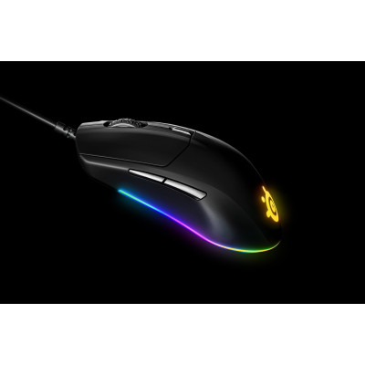 Мишка SteelSeries Rival 3, RGB Prism, 8500dpi., 6кн., чорна