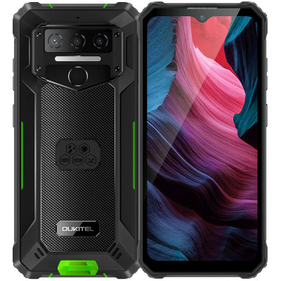 Смартфон Oukitel WP23 pro 6.52"HD+ /8GB/128GB / T606 /10600mAh /13+5Мп/ IP69K /NFC Green