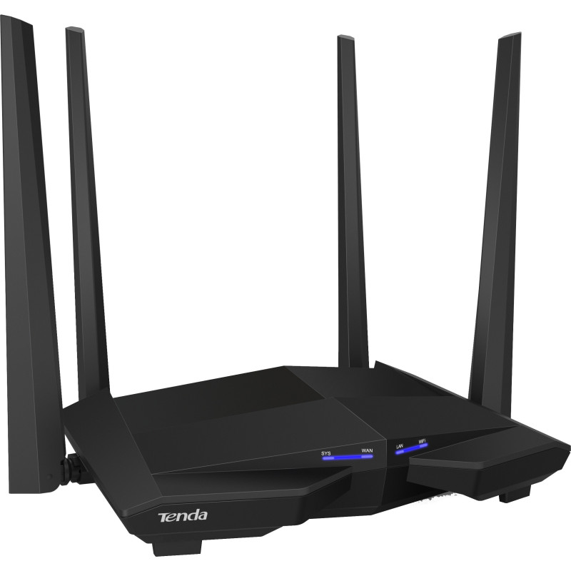 Маршрутизатор Tenda AC10U 802.11ac Wave 2 AC1200 1.2Gbps 1xGE VAN, 4xE LAN, 1*USB2.0