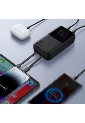 УМБ Joyroom 20000mAh 30W PD mini power bank USB-C Lightning cables
