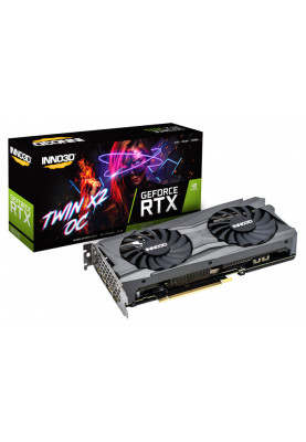 Відеокарта GeForce RTX3070 Inno3D Twin X2 OC LHR, 8GB GDDR6, 256bit, PCI Express