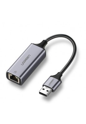 Перехідник USB 3.0 --> Ethernet RJ45 1000Mb CM209 сірий UGREEN