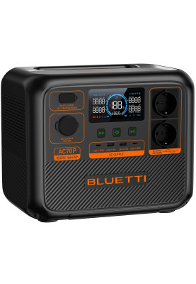 Зарядна станція Bluetti AC70P, 1000W, 864Wh, LiFePO4, Portable Power Station