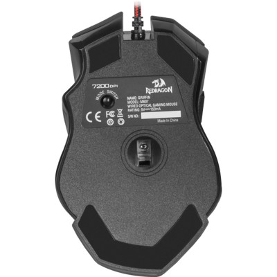 Мишка Redragon Griffin, ігрова, 7200dpi., 7кн., чорна