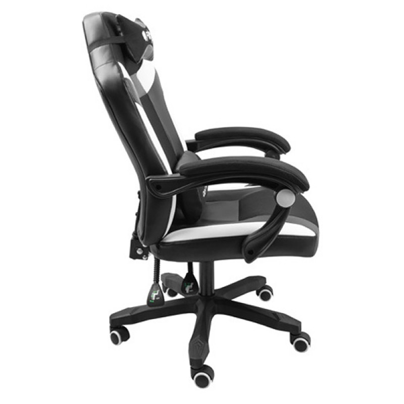 Крісло ігрове Gaming Chair Fury Avenger M+, 50мм, Black-White