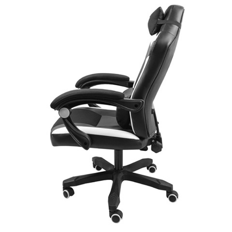 Крісло ігрове Gaming Chair Fury Avenger M+, 50мм, Black-White