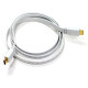 Кабель HDMI M-M, 3.0 м, V1.4, 4K 60Hz, плаский, білий, ПП