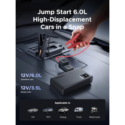 Автомобільний Jump Starter ES702 12000mAh Ugreen Автомобільний Jump Starter ES702 12000mAh Ugreen
