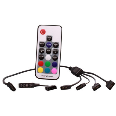 Контроллер LED підсвітки XILENCE LiQuRizer RGB Remote Control SET Bulk