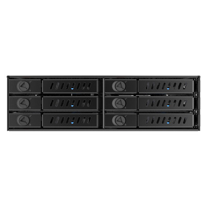 Бекплейн Chieftec CMR-625 1x5.25" -> 6x2.5" HDDs Hot-Swap Metal