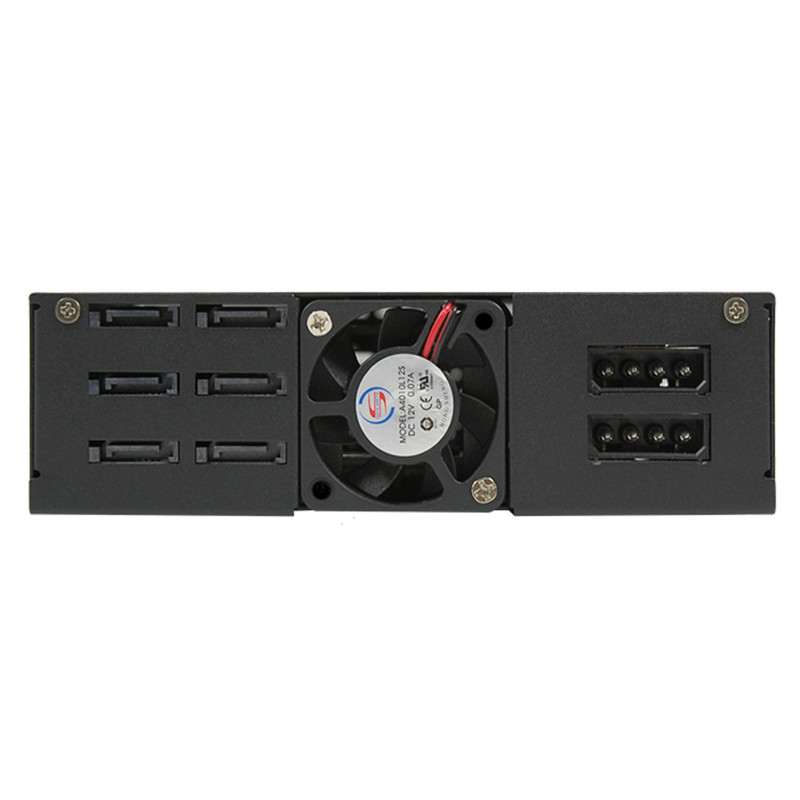 Бекплейн Chieftec CMR-625 1x5.25" -> 6x2.5" HDDs Hot-Swap Metal