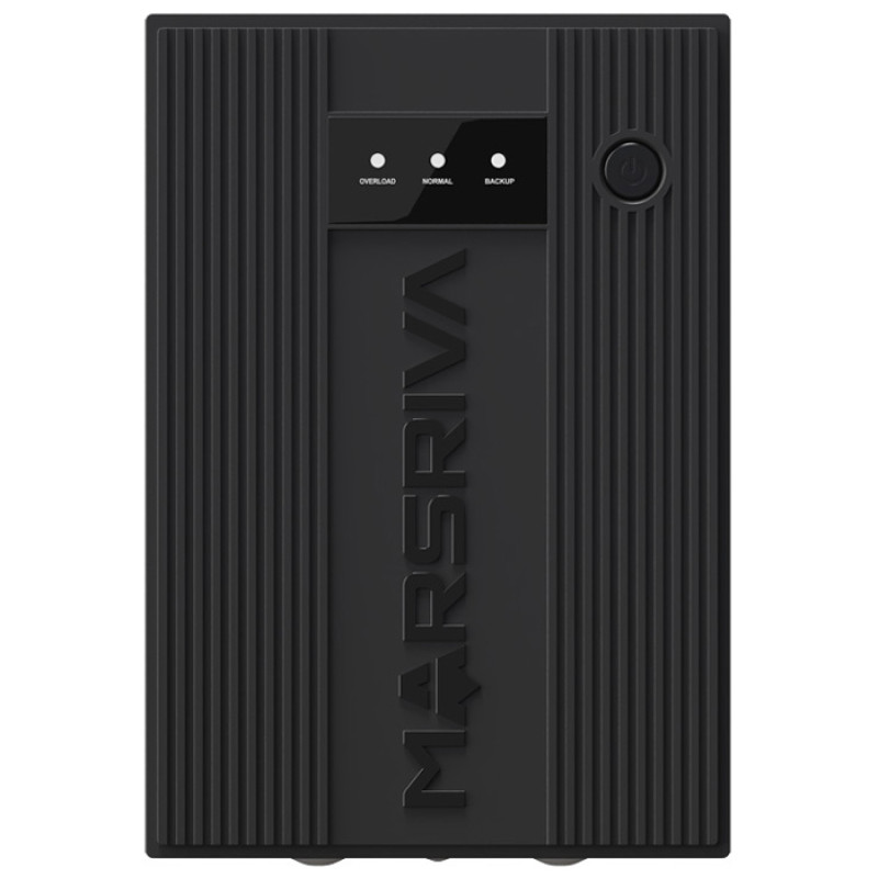 ДБЖ Marsriva MR-UF3000, 3000ВА/1800Вт, Line-Interactive, LED version, 2хSchuko, 4*12V/9Ah, metal