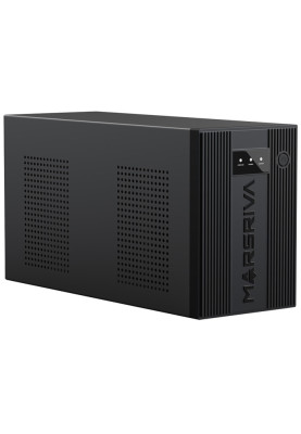 ДБЖ Marsriva MR-UF3000, 3000ВА/1800Вт, Line-Interactive, LED version, 2хSchuko, 4*12V/9Ah, metal