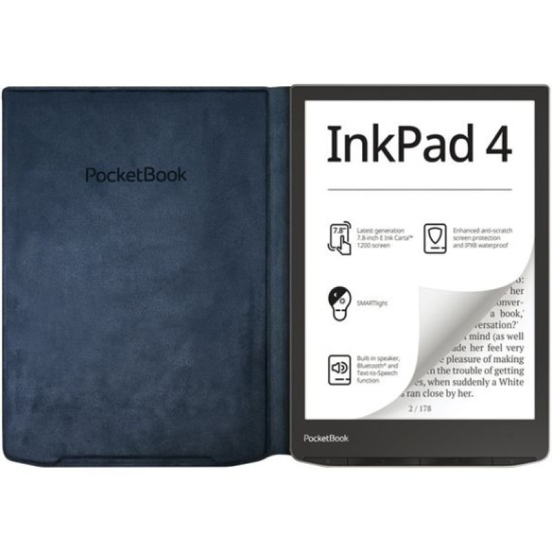 Обкладинка PocketBook 7.8", InkPad(PB743), Charge cover, темно-синя
