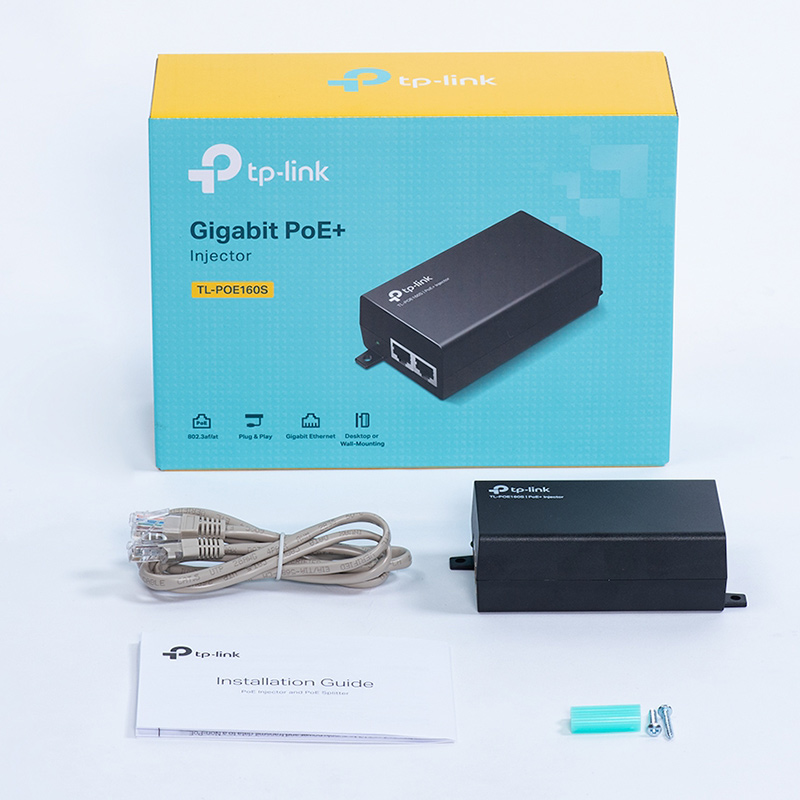 PoE-Інжектор TP-LINK TL-POE160S 2xGE 30W
