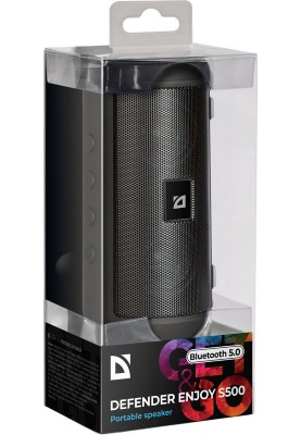 Акустична система 1.0 Defender Enjoy S500 Black 10W BT/FM/TF/USB/AUX