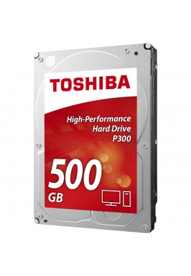 HDD  500Gb, 7200, Toshiba P300 Series, 64M, SATA III (HDWD105UZSVA)