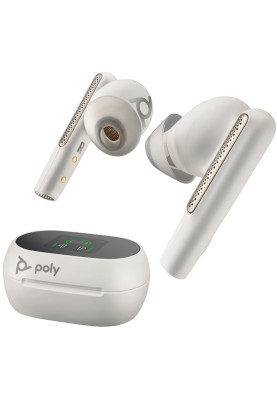 Навушники з мікрофоном Poly TWS Voyager Free 60+ Earbuds + BT700A + TSCHC White