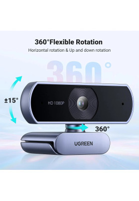 Веб-камера Ugreen CM678 HD webcam USB-A