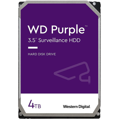 HDD 4000Gb, IntelliPower, WD PURPLE, 256M, SATA 6 Gb/s (WD42PURZ)